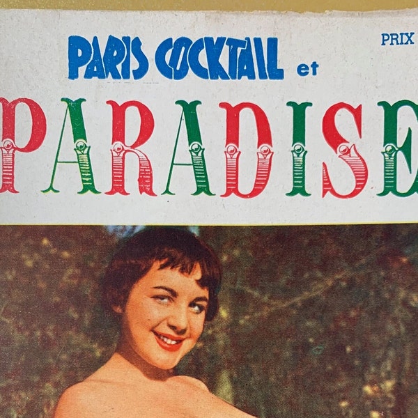 Magazines Paris Cocktail et Paradis année 1955