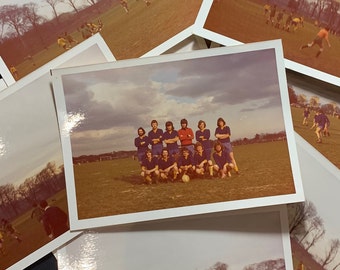 Soccer match 11 original photographs from the 70s