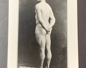 Copia fotográfica de los años 70 de foto beekcake antigua desnudo masculino