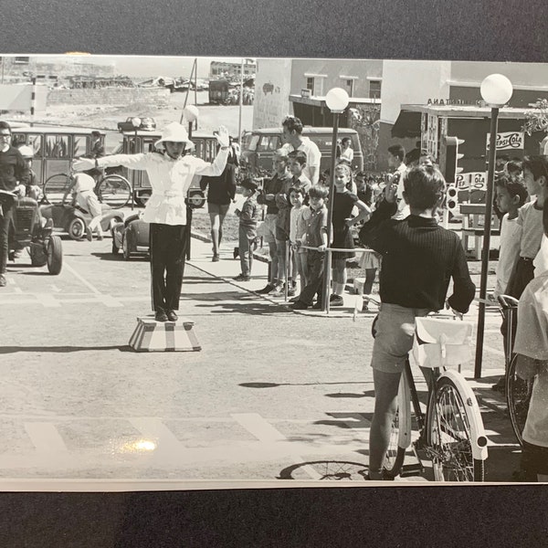 Directing traffic Original photo year 1966