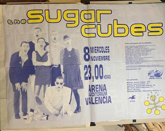 Affiche du concert Sugar Cubes 1989