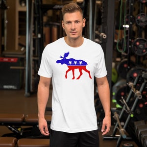 Theodore &#39;Teddy&#39; Roosevelt&#39;s Bull Moose Party Logo Unisex t-shirt