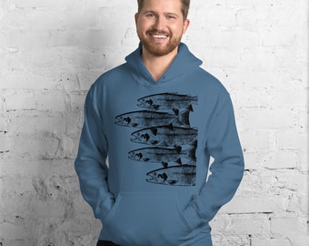 Salmon Run Unisex Hoodie