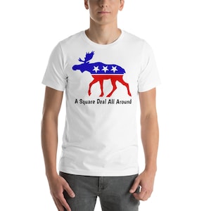 Bull Moose Party Square Deal Kurzarm Unisex T-Shirt