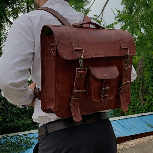 Convertible Laptop Messenger Bag for Men and Women Briefcase - Etsy