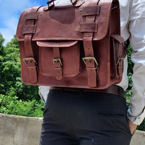 Handmade Laptop Messenger Bag for Men and Women Briefcase - Etsy