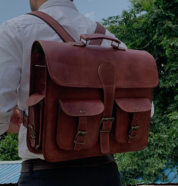 16 Convertible Laptop Messenger Bag for Men Bag for - Etsy