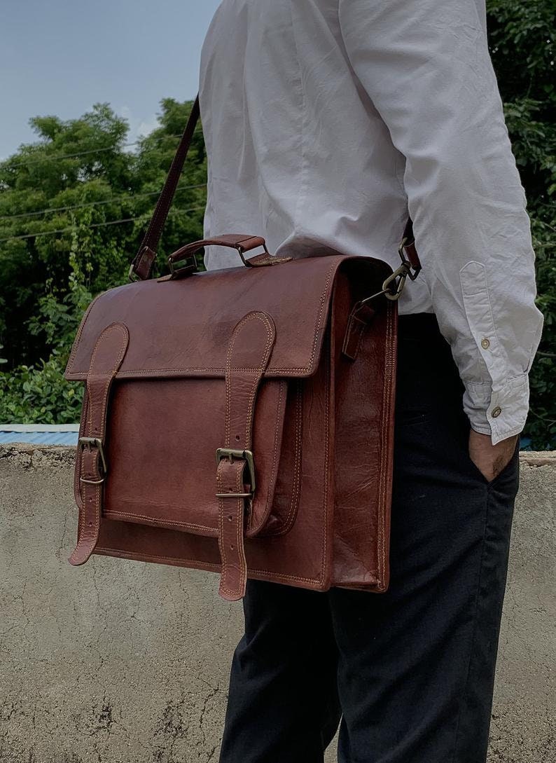 18 Convertible Laptop Messenger Bag for Men Women Briefcase Laptop Bag Cross Body Shoulder Bag Backpack Bag Laptop Portfolio Messenger Bag