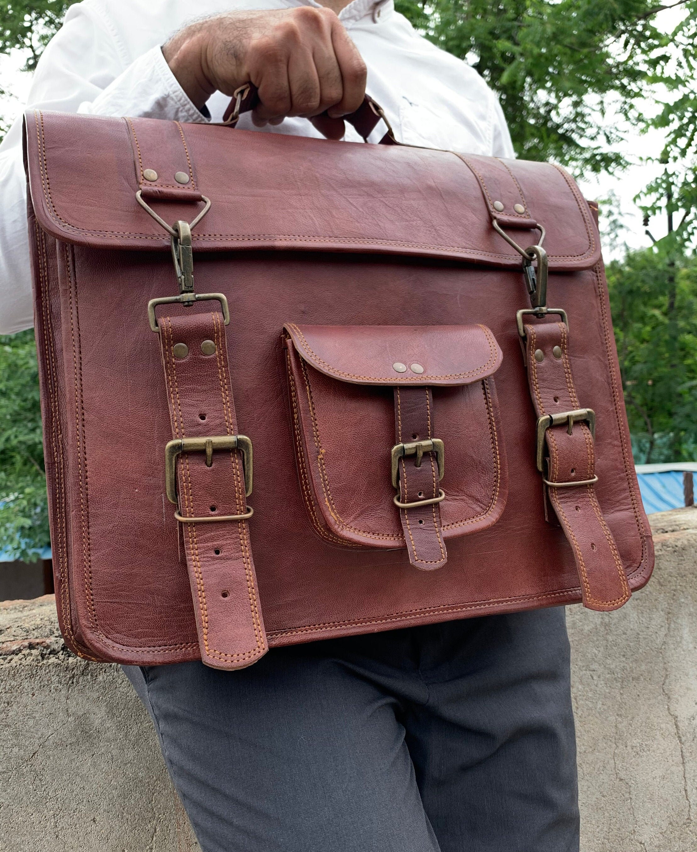 18 inch Laptop Messenger Bag for Men Bag for Women Laptop Bag | Etsy