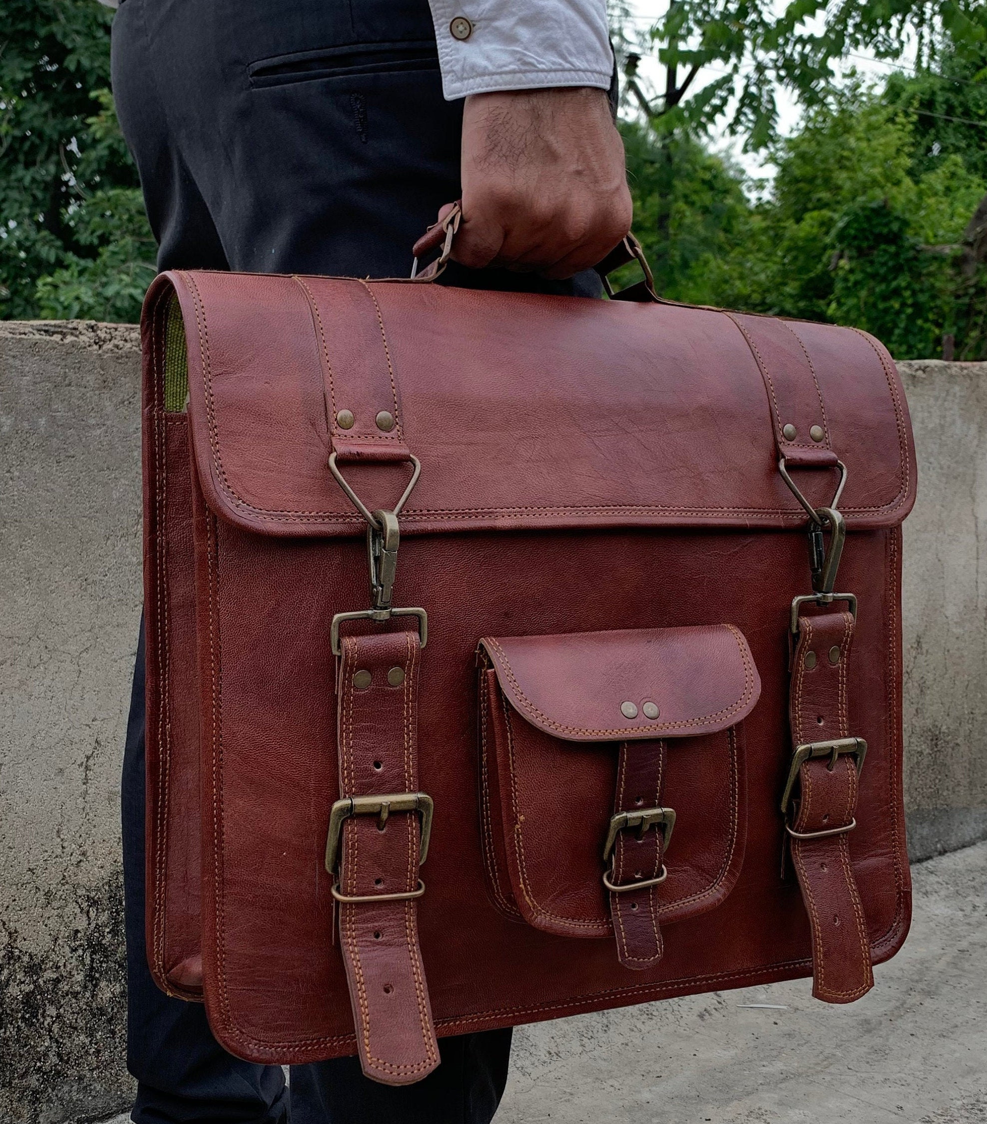 18 inch Laptop Messenger Bag for Men Bag for Women Laptop Bag Etsy