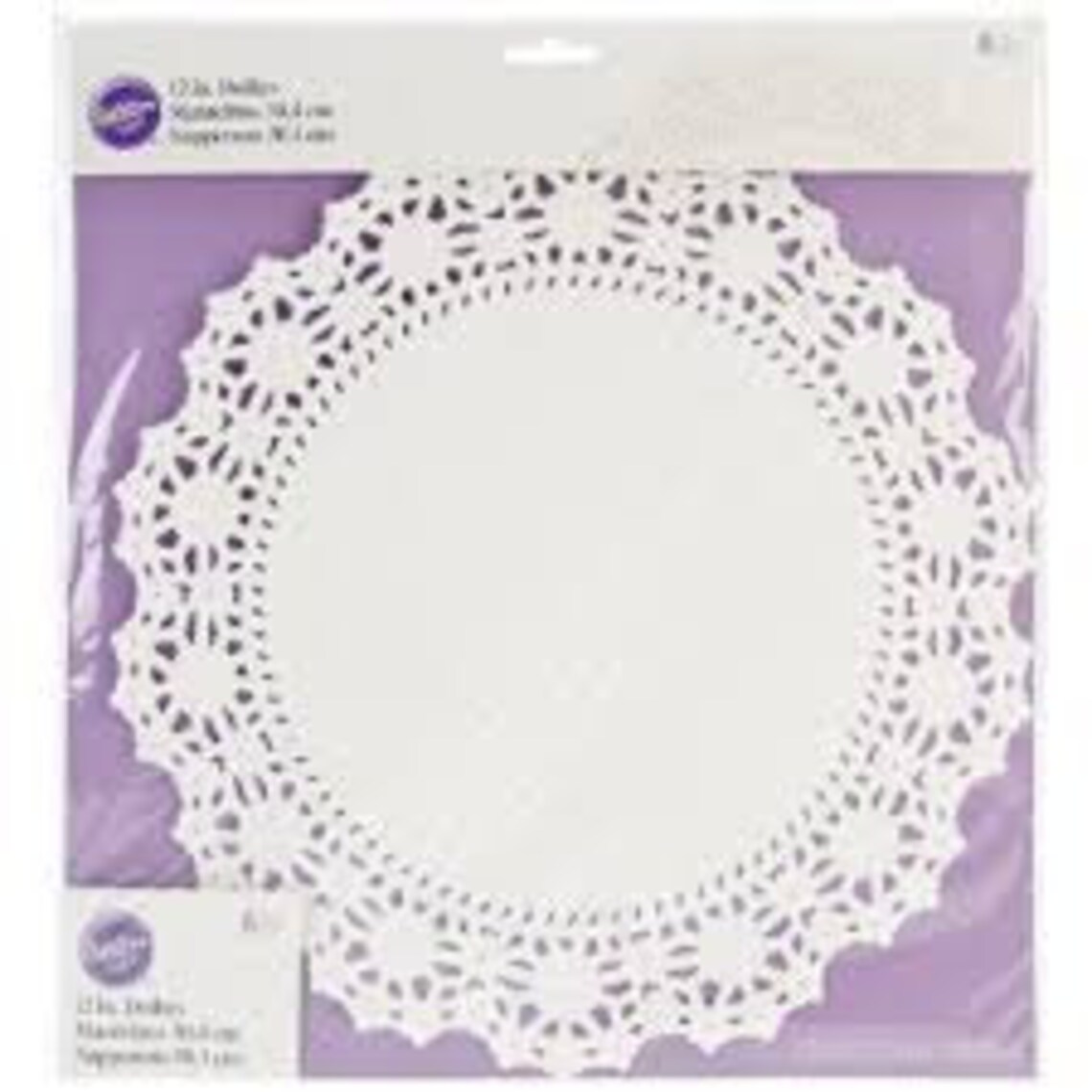 12 Inch White Lace Doilies 6 Count Etsy