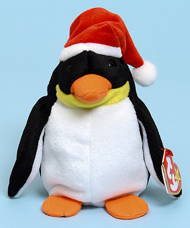 Ty Zero the Penguin Beanie Babies Etsy