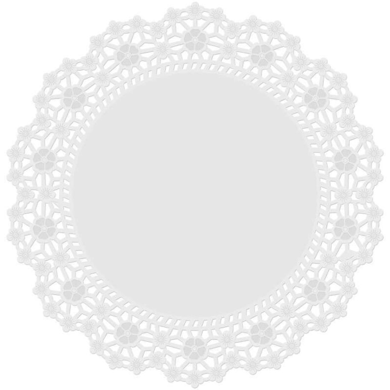 12 Inch White Lace Doilies 6 Count Etsy