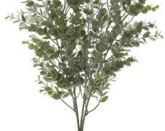 Eucalyptus Leaf Artificial Bush, 18"