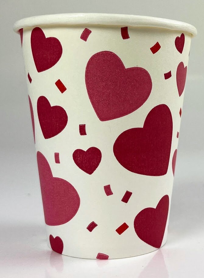 Plastic Heart Cup Valentines Cups Valentine Heart Tumblers Red Hearts  Valentine's Day Plastic Cups Valentine's Day Party Supplies for Kids Class