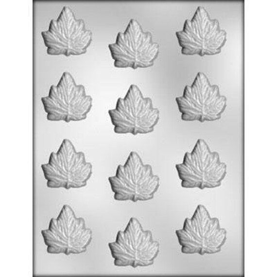Maple Leaf Candy Mold 12 Count Etsy