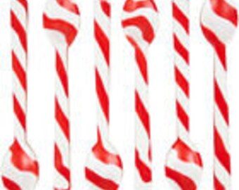 Peppermint Candy Spoons, 6 Count, Wilton