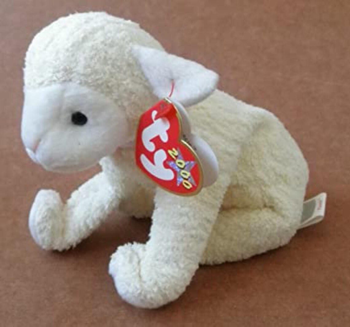 Ty Fleece Lamb Beanie Babies 9 in. Etsy