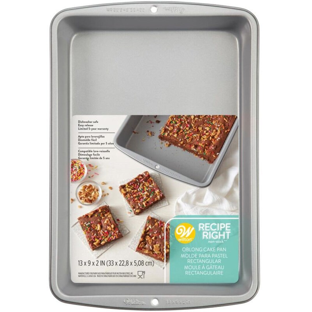 Wilton Recipe Right Small Non-Stick Baking Sheet, Cookie Sheet, 13.2 x  9.25-Inch, Steel