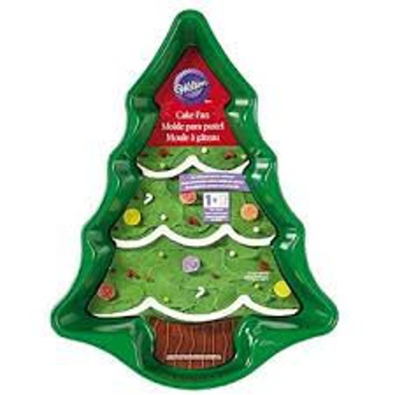 Christmas Tree Cake Pan Nonstick Etsy
