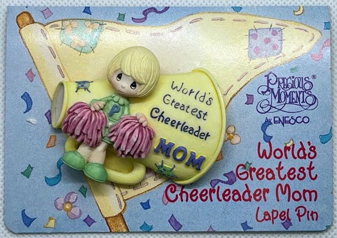 Precious Moments Pin cheerleader Mom - Etsy