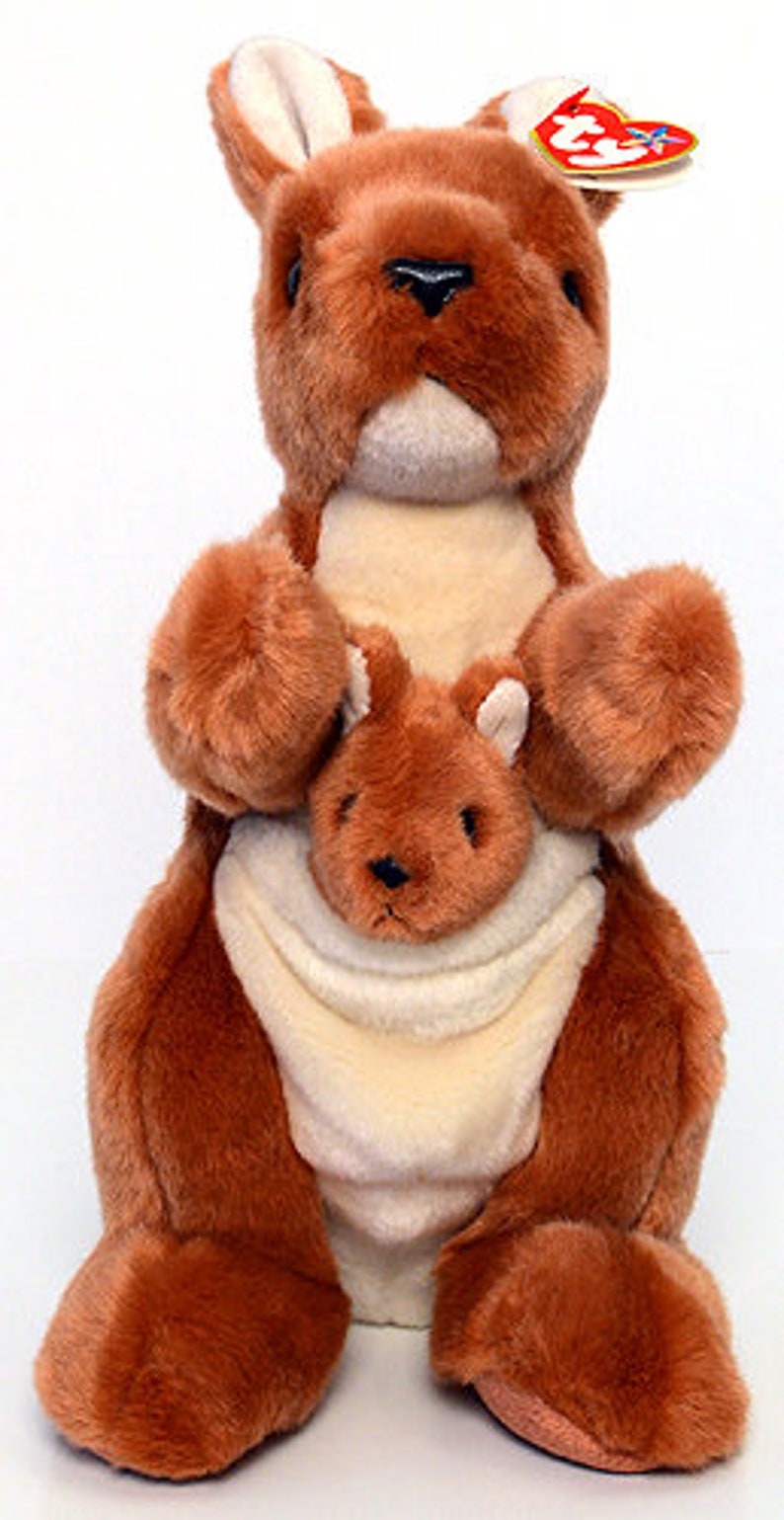 Ty Pouch the Kangaroo Beanie Buddy Etsy