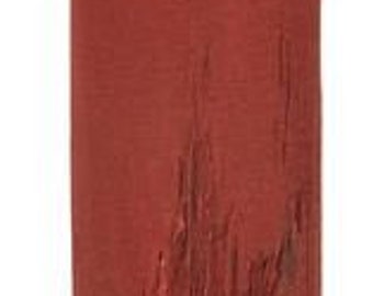 Red Stained Wood LED Candle, 7.09"