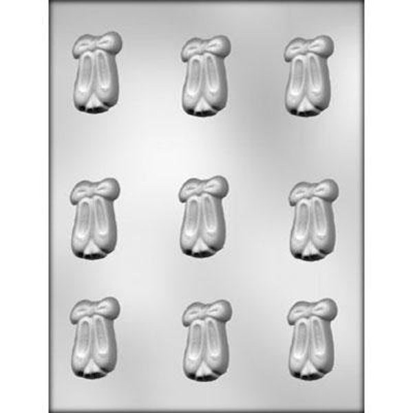 Ballet Shoes Candy & Craft Mold, 9 Cavities