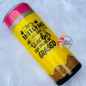 Teacher pencil tumbler