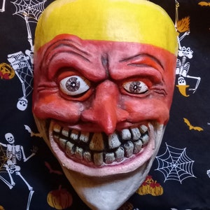 Candy Corn Fiend Latex Mask