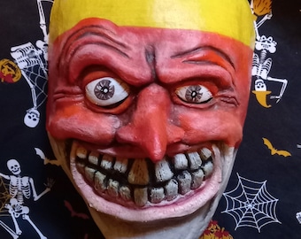 Candy Corn Fiend Latex Mask