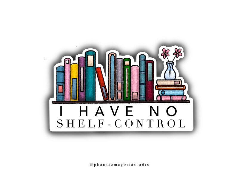 Book Sticker Book Accessories Library Sticker Book Lover Etsy