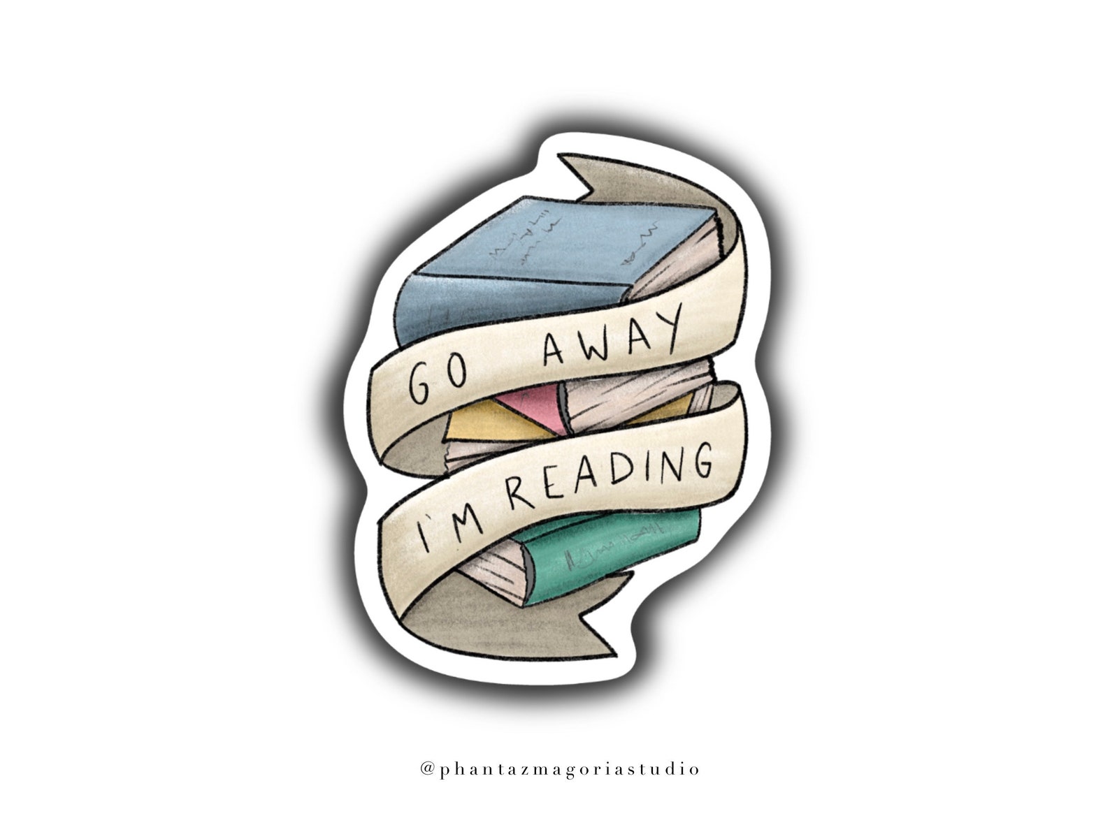 Book Stickers reading stickers gift for reader book lover Etsy