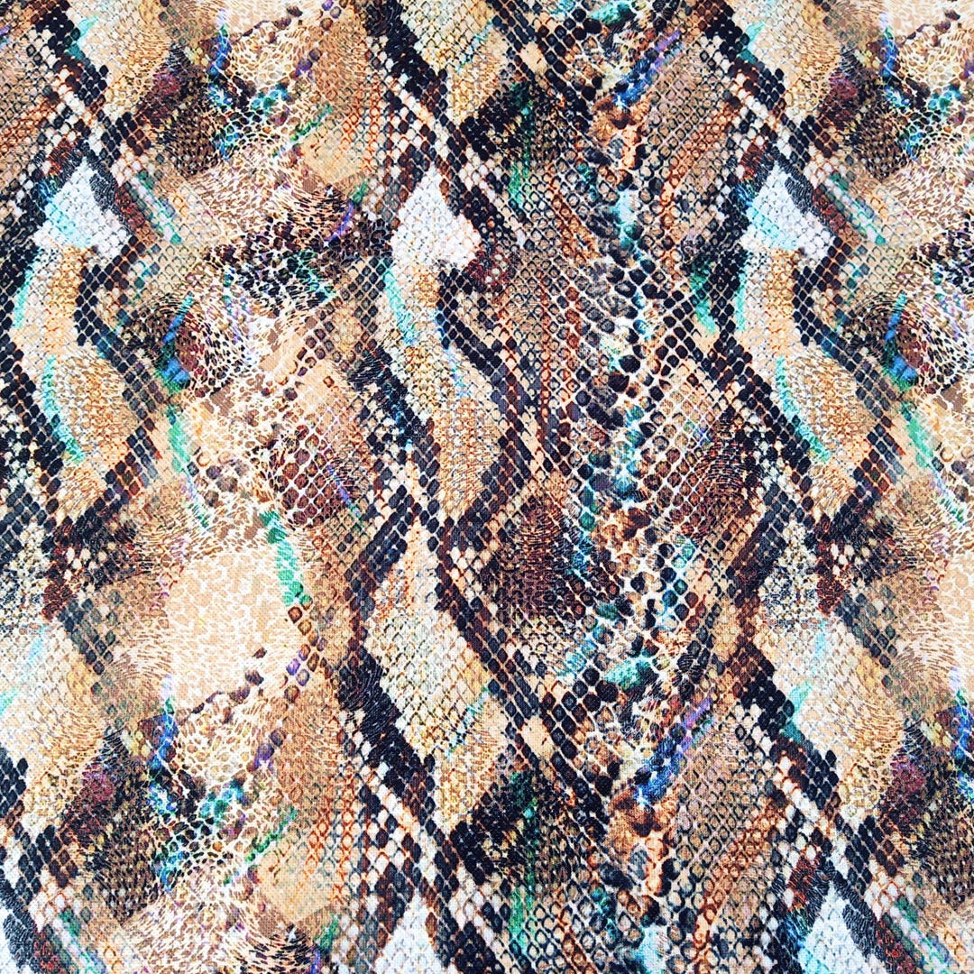 Snake Python Skin Pattern Decorative Digital Printed Upholstery Fabric ...