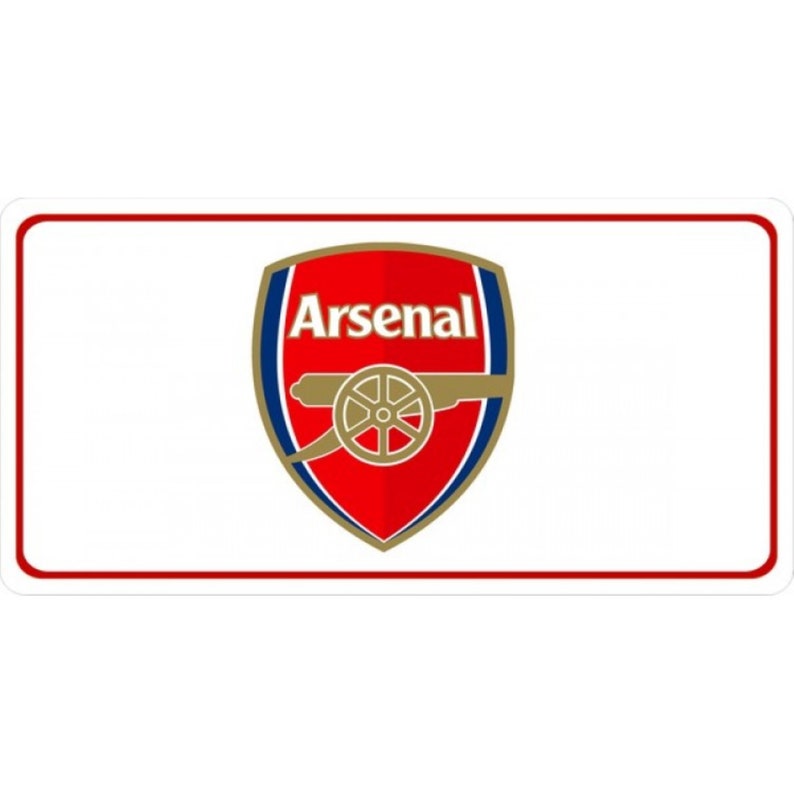 Arsenal Football Club Metal Sign License Plate Handmade Collectible Desk Lamp Best Gift Ever EXCLUSIVE image 2