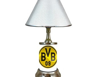 Borussia Dortmund Football Club Metal Plate Handmade Collectible Desk Table Lamp Best Gift Ever EXCLUSIVE