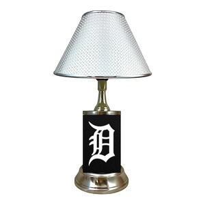 MLB Detroit Tigers Metal Sign License Plate Exclusive Collectible Handmade Made-to-order Sport Table Desk Lamp Best Gift Ever image 3