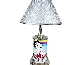 Betty Boop Metal Sign License Plate Handmade Collectible Table Lamp Best Gift Ever EXCLUSIVE