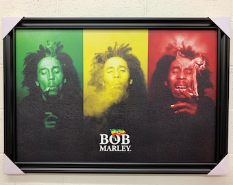 Bob Marley - 24x36 Handmade Framed Print Wall Art Photo Poster Best Gift