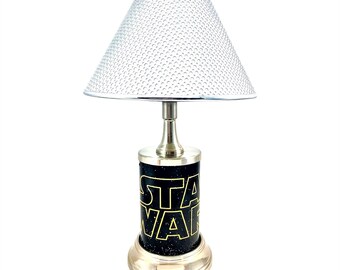 STAR WARS Exclusive Metal Sign License Plate Handmade Collectible Desk Table Lamp Best Gift Ever