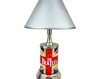 The Beatles Metal Sign License Plate Handmade Collectible Table Lamp Best Gift Ever EXCLUSIVE