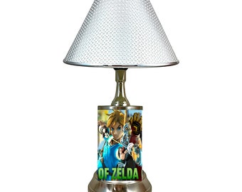 Zelda Exclusive Metal Sign License Plate Handmade Collectible Desk Table Lamp Best Gift Ever