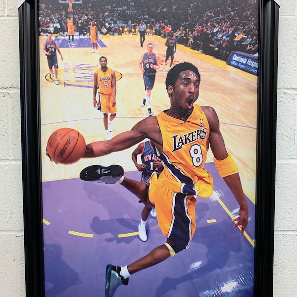 Kobe Bryant Pictures Framed Etsy