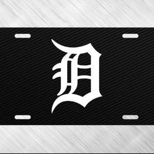 MLB Detroit Tigers Metal Sign License Plate Exclusive Collectible Handmade Made-to-order Sport Table Desk Lamp Best Gift Ever image 4