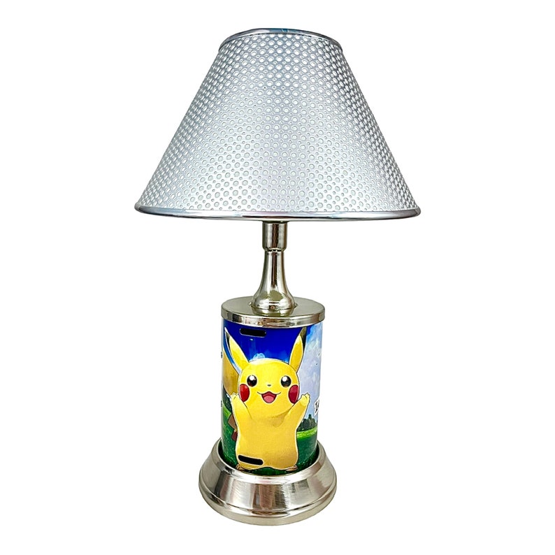 Pokémon Pikachu Anime Metal Sign License Plate Handmade Sport Collectible Table Lamp Best Gift Ever EXCLUSIVE image 1