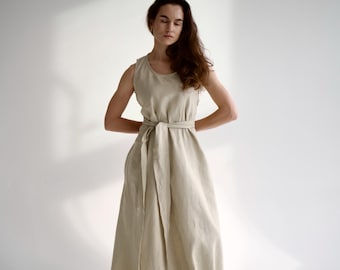 Linen Boracay Dress. Black, White, Sky Blue, Navy, Yellow color. Pure Linen, lightweight, Cute Dress, durable, Comfortable