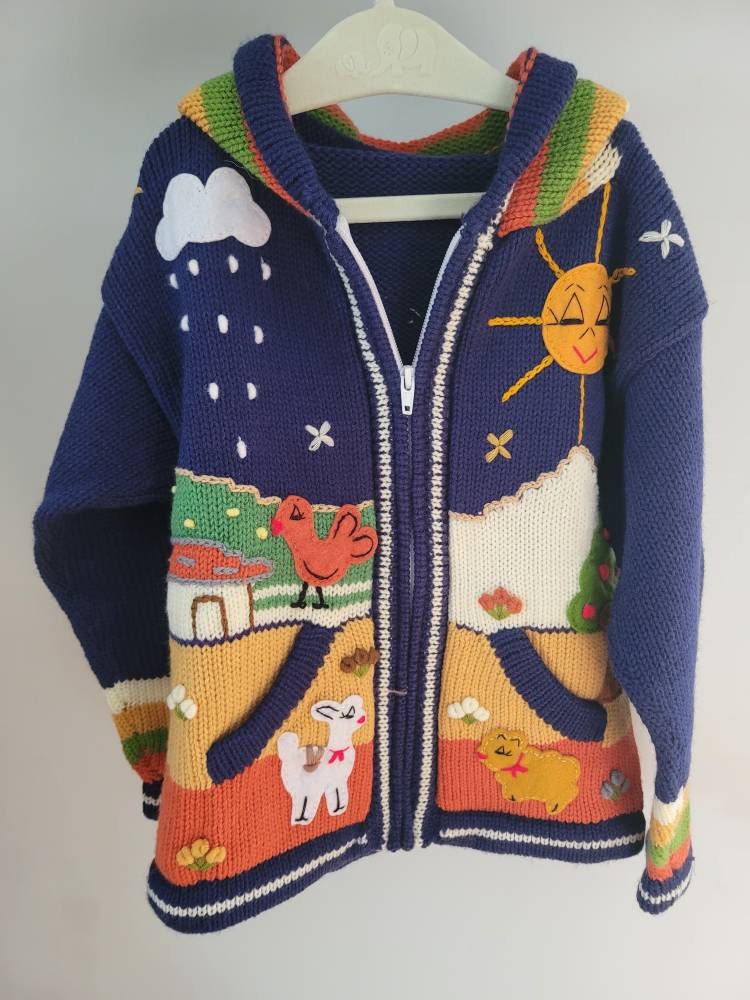 Ecuador Kid Sweater - Etsy