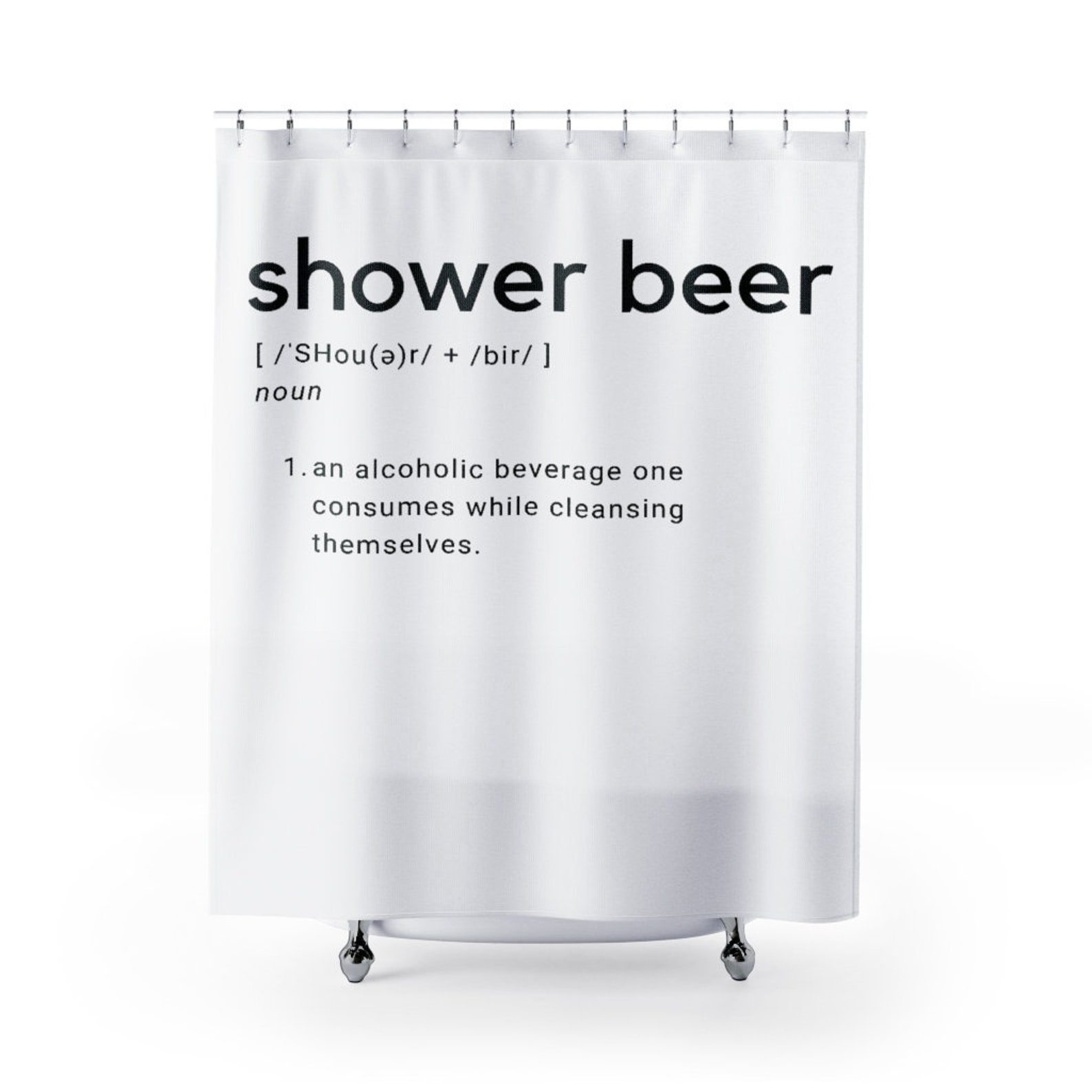 Shower Curtain Funny Shower Curtain Cool Shower Curtain Etsy