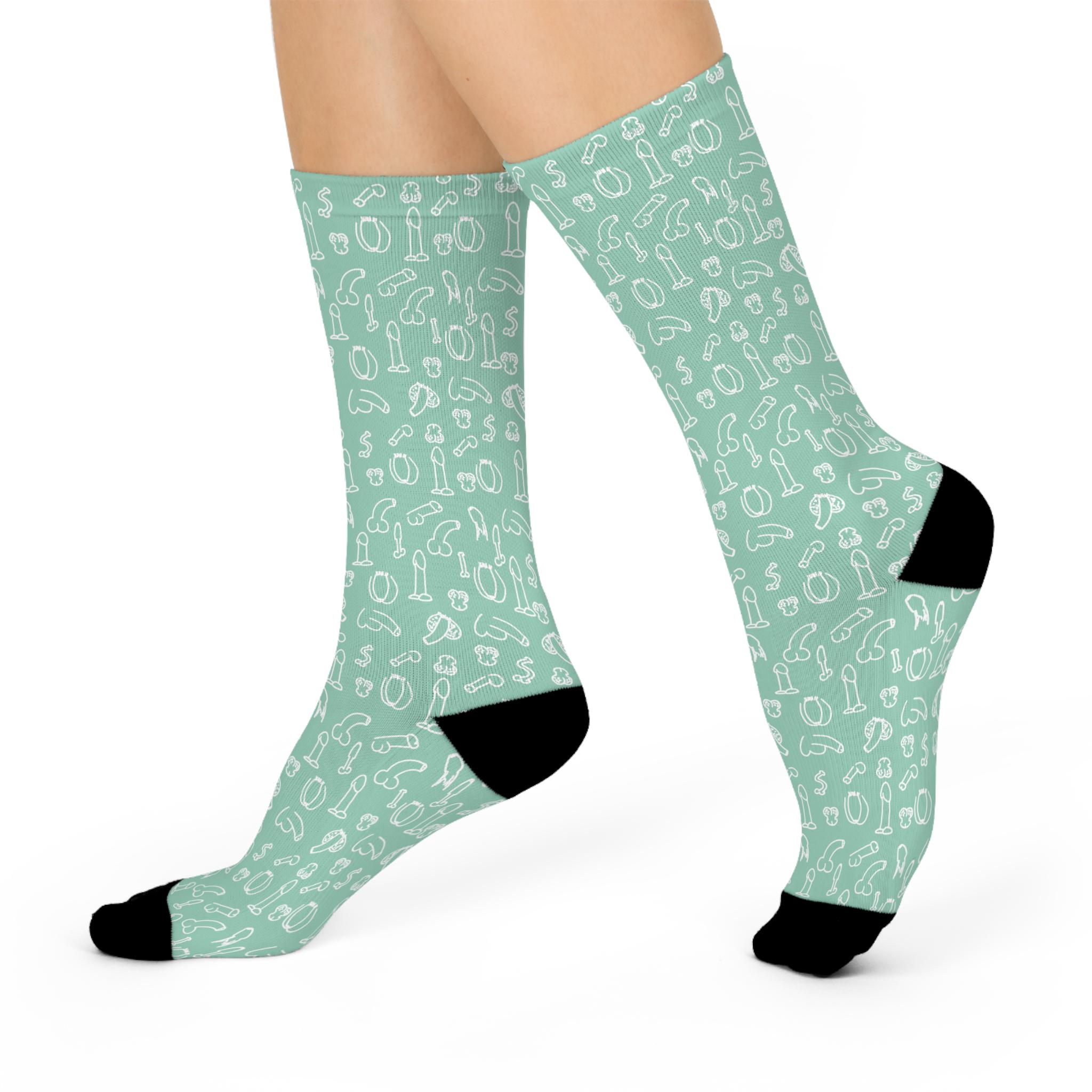 Calzini Uomo Novelty Con Scritta DICK/COCK/PENE - Regalo Divertente E Ironico