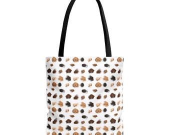 Pattern Tote Bag | Cute Tote Bag | Fun Tote Bags | Silly Tote Bags | Gag Gifts | Boob Bag